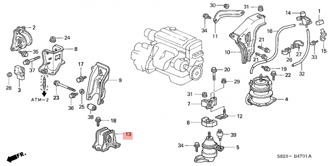 Audi A3 Engine Mount Diagram